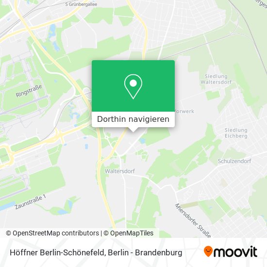 Höffner Berlin-Schönefeld Karte