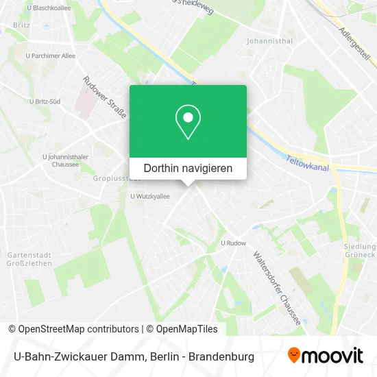 U-Bahn-Zwickauer Damm Karte