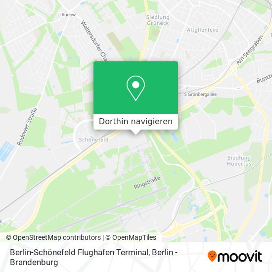 Berlin-Schönefeld Flughafen Terminal Karte