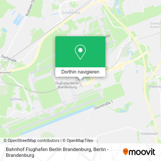 Bahnhof Flughafen Berlin Brandenburg Karte