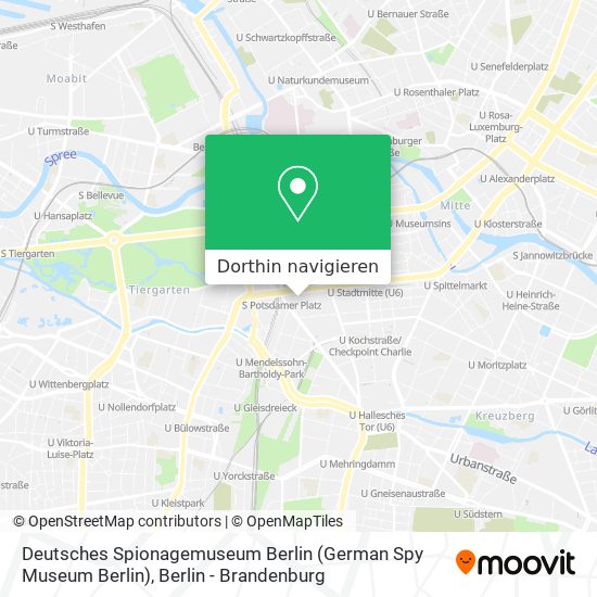 Deutsches Spionagemuseum Berlin (German Spy Museum Berlin) Karte