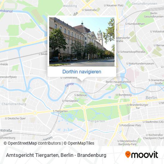 Amtsgericht Tiergarten Karte