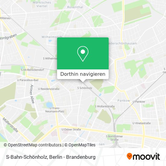 S-Bahn-Schönholz Karte