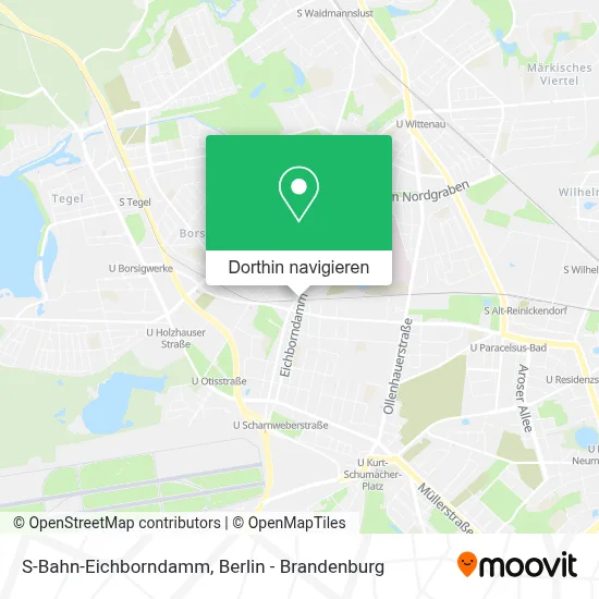 S-Bahn-Eichborndamm Karte