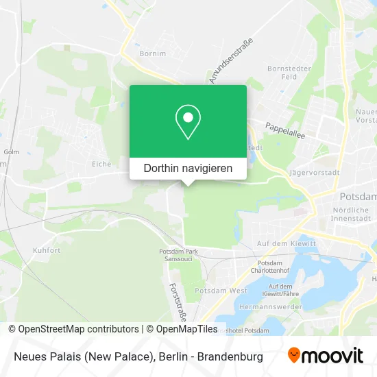 Neues Palais (New Palace) Karte