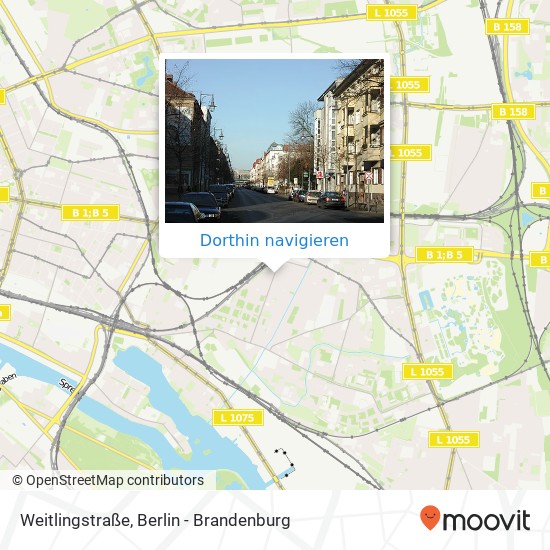 Weitlingstraße Karte