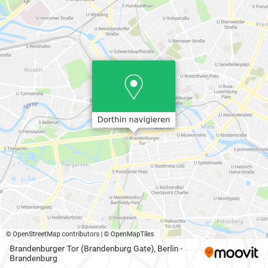 Brandenburger Tor (Brandenburg Gate) Karte