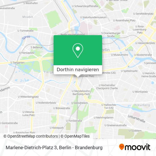 Marlene-Dietrich-Platz 3 Karte