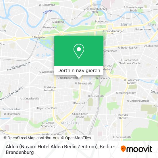Aldea (Novum Hotel Aldea Berlin Zentrum) Karte