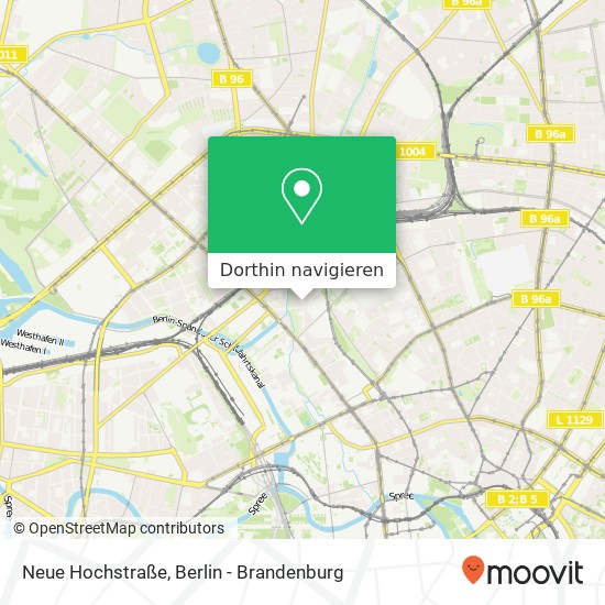 Neue Hochstraße Karte
