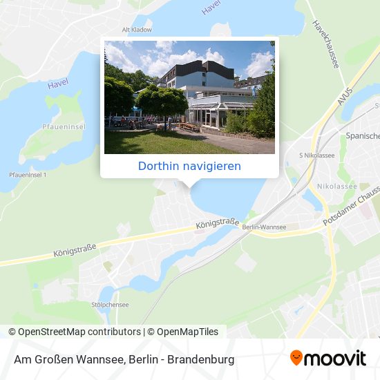 Am Großen Wannsee Karte