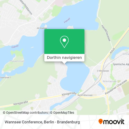 Wannsee Conference Karte