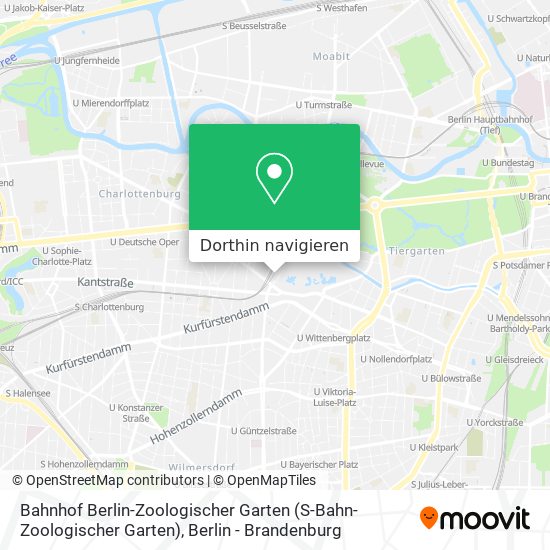 Bahnhof Berlin-Zoologischer Garten (S-Bahn-Zoologischer Garten) Karte