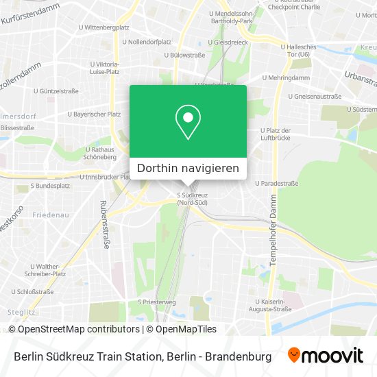 Berlin Südkreuz Train Station Karte