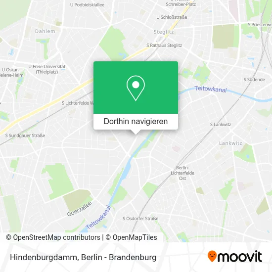 Hindenburgdamm Karte