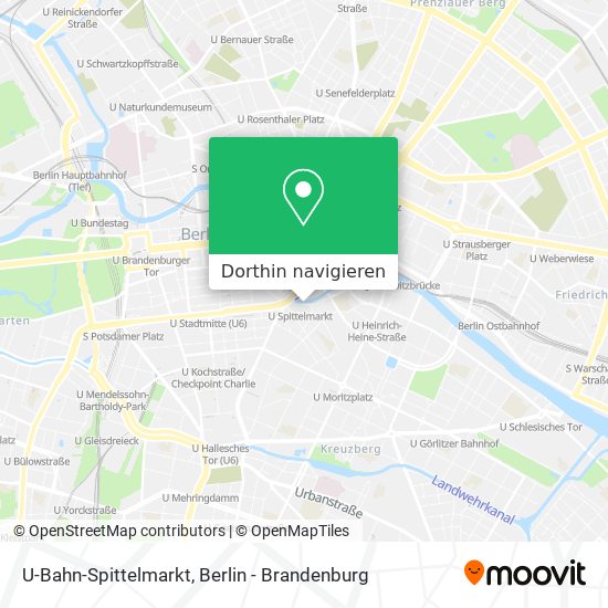 U-Bahn-Spittelmarkt Karte