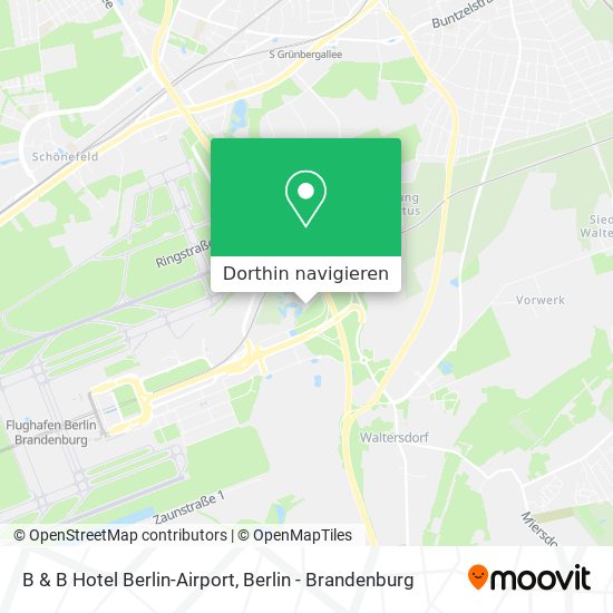 B & B Hotel Berlin-Airport Karte
