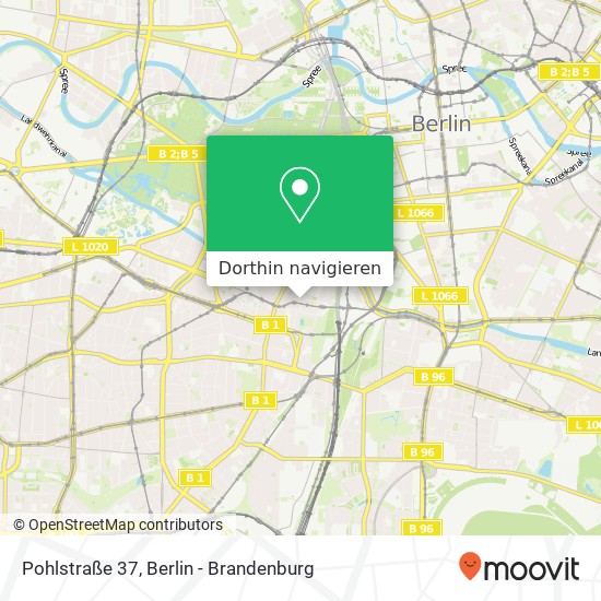 Pohlstraße 37 Karte