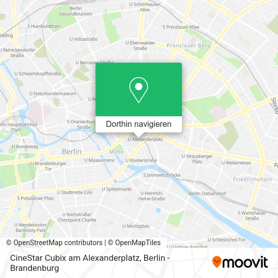 CineStar Cubix am Alexanderplatz Karte