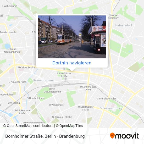 Bornholmer Straße Karte