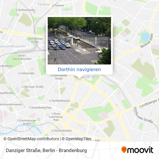 Danziger Straße Karte