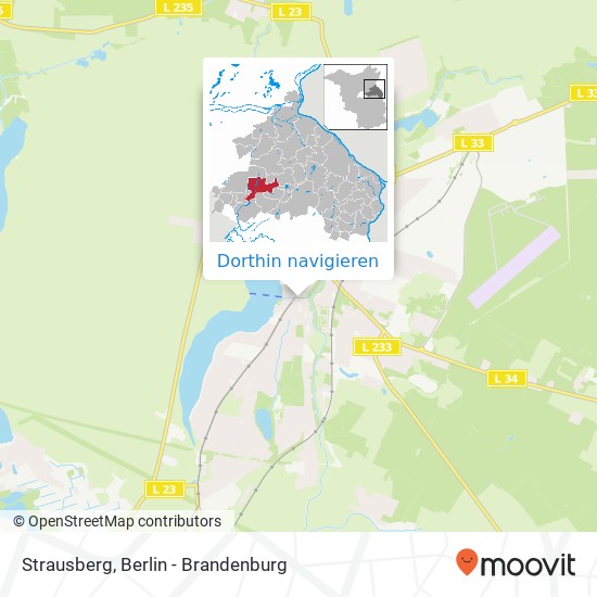 Strausberg Karte