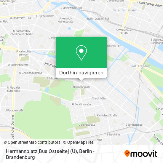 Hermannplatz[Bus Ostseite] (U) Karte