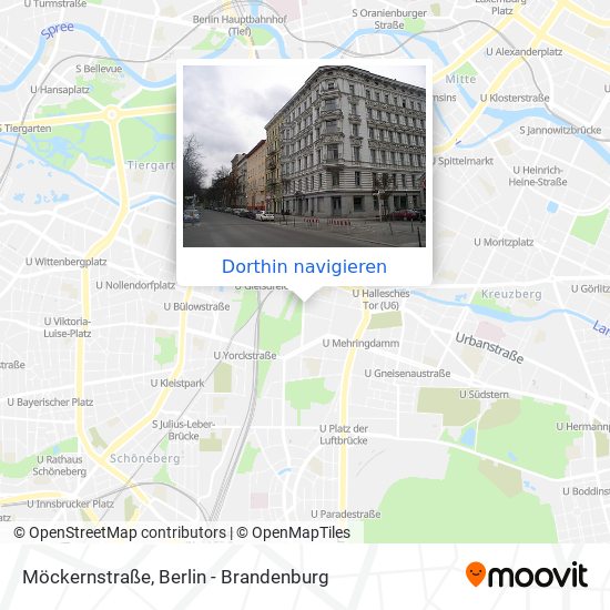 Möckernstraße Karte