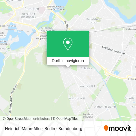Heinrich-Mann-Allee Karte