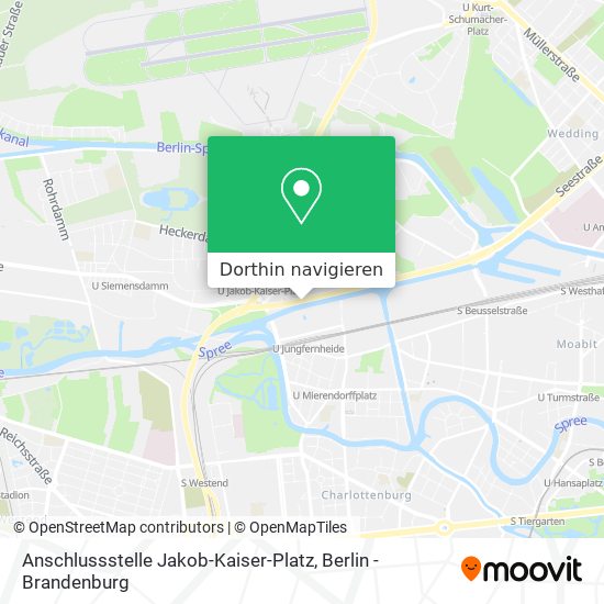 Anschlussstelle Jakob-Kaiser-Platz Karte