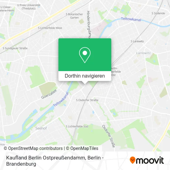 Kaufland Berlin Ostpreußendamm Karte