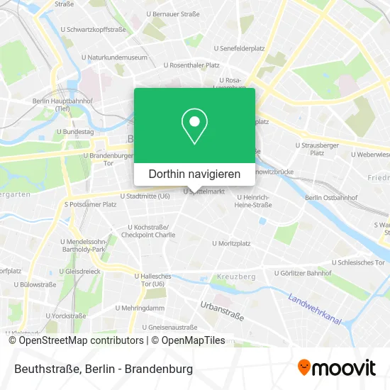 Beuthstraße Karte