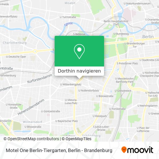 Motel One Berlin-Tiergarten Karte
