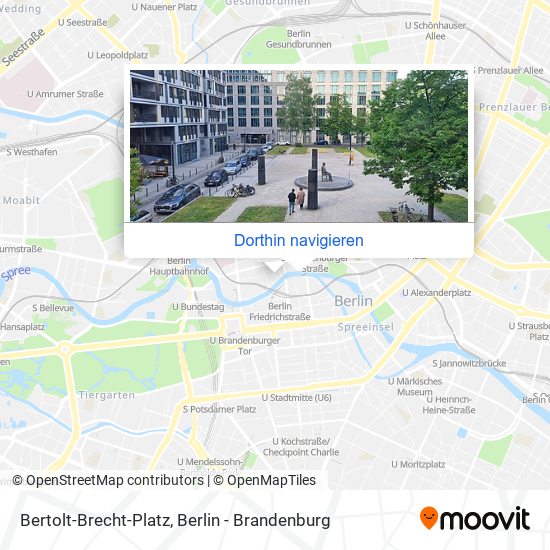 Bertolt-Brecht-Platz Karte