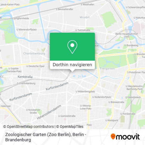 Zoologischer Garten (Zoo Berlin) Karte