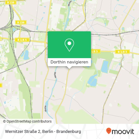 Wernitzer Straße 2 Karte