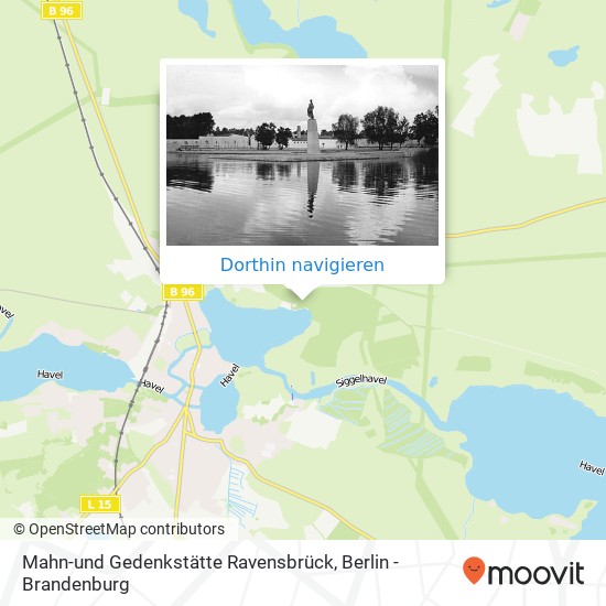 Mahn-und Gedenkstätte Ravensbrück Karte