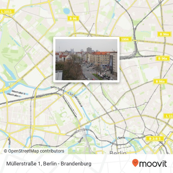 Müllerstraße 1 Karte
