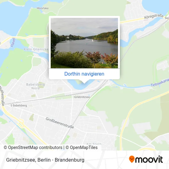 Griebnitzsee Karte
