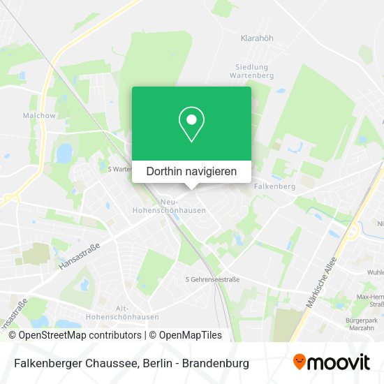 Falkenberger Chaussee Karte