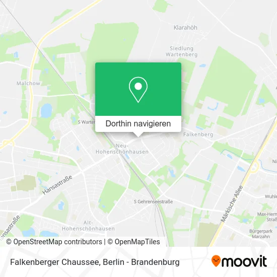 Falkenberger Chaussee Karte
