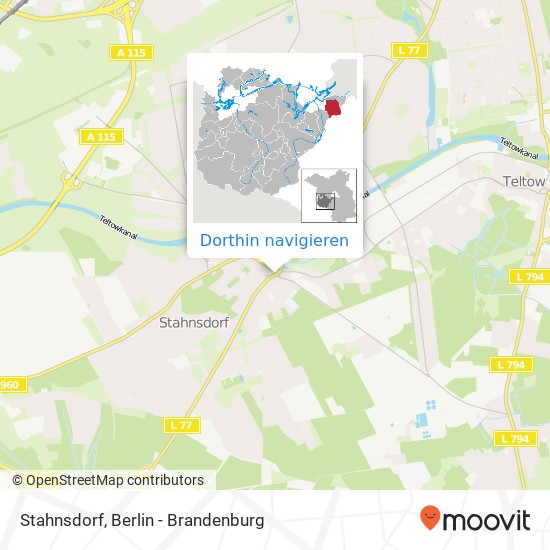 Stahnsdorf Karte