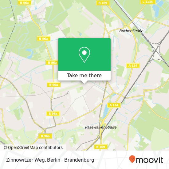 Zinnowitzer Weg Karte