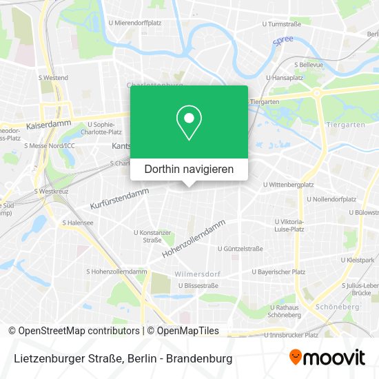 Lietzenburger Straße Karte