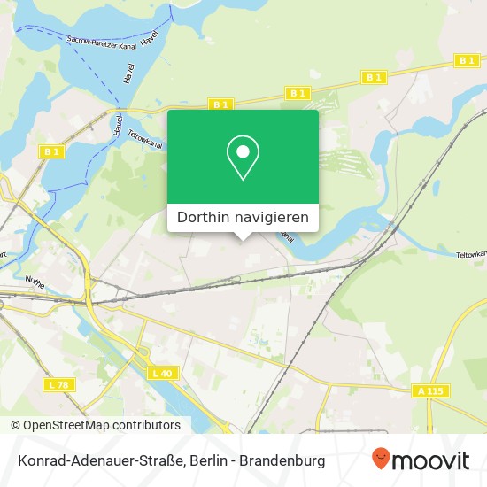 Konrad-Adenauer-Straße Karte