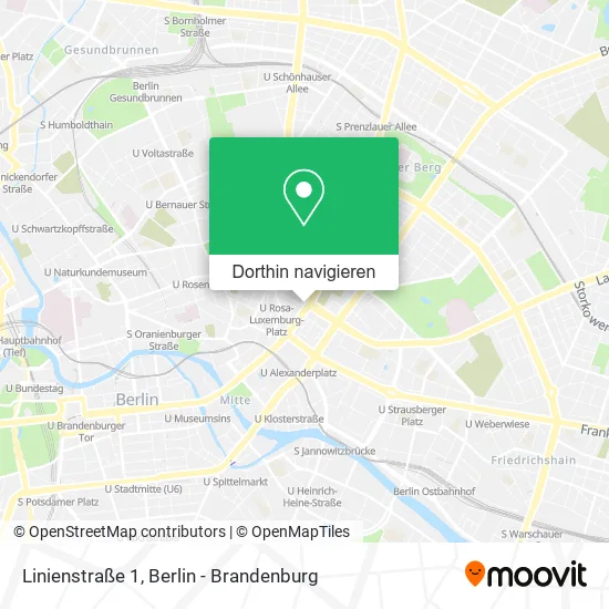 Linienstraße 1 Karte