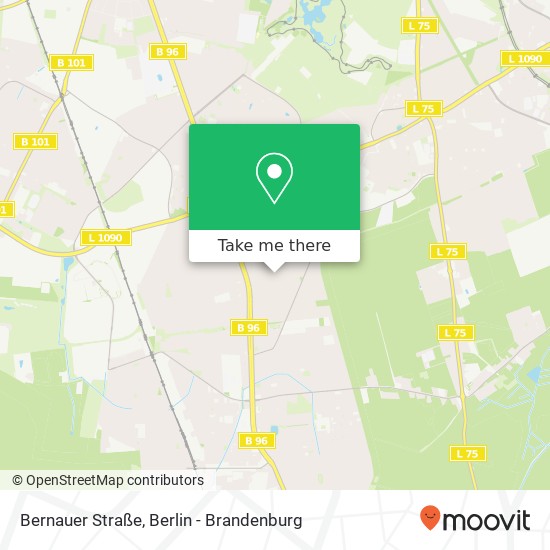 Bernauer Straße Karte