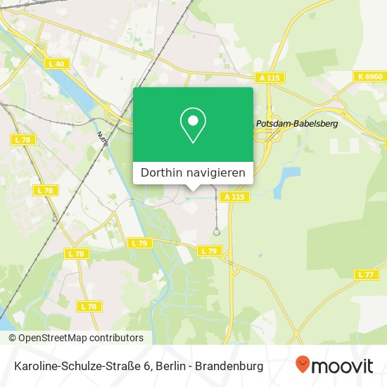 Karoline-Schulze-Straße 6 Karte