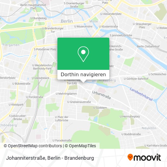 Johanniterstraße Karte