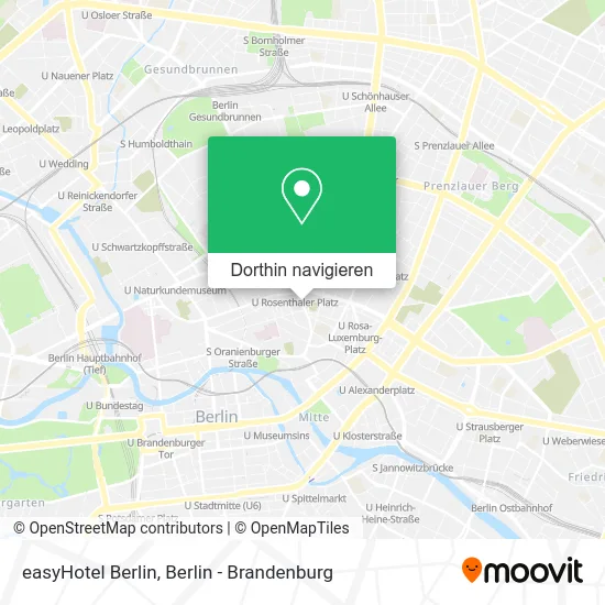 easyHotel Berlin Karte